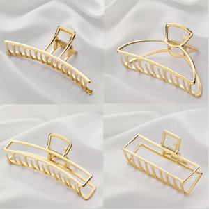 Gold Claw Clips